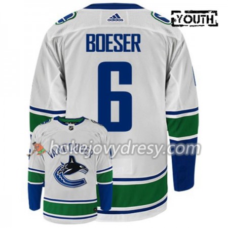 Dětské Hokejový Dres Vancouver Canucks BROCK BOESER 6 Adidas Bílá Authentic